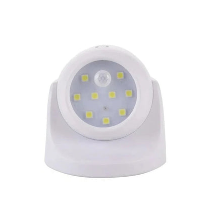 Spot LED con sensore di movimento e testa ruotabile di 360 gradi