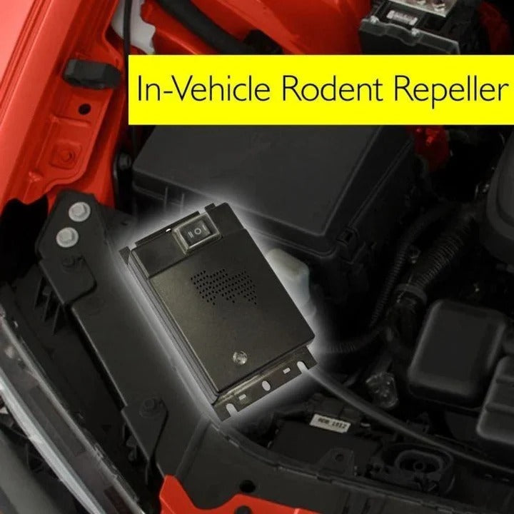 Dispositivo Antiroditori a Ultrasuoni per Veicolo 12V da Installare nel Motore