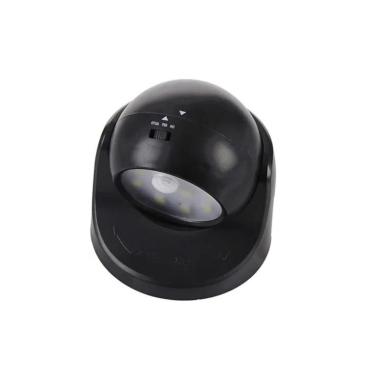 Spot LED con sensore di movimento e testa ruotabile di 360 gradi