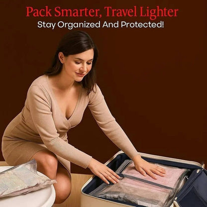 Set di sacchetti sottovuoto senza fili con pompa manuale da viaggio, 15 pezzi