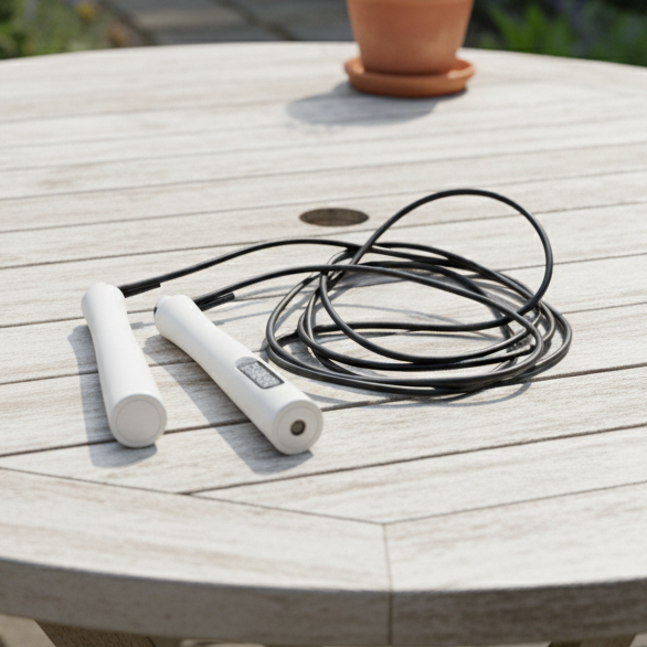 Jumpfit - Corda da salto intelligente con tracciamento tramite app e lunghezza regolabile