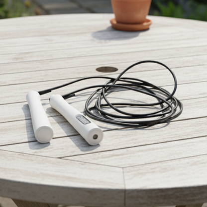 Jumpfit - Corda da salto intelligente con tracciamento tramite app e lunghezza regolabile