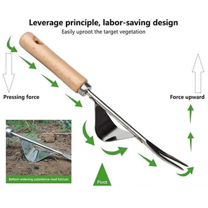 GardenPulse Precision - Rimuovi-erbacce di precisione con manico ergonomico per un facile utilizzo
