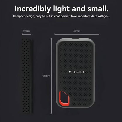Unità SSD Esterna Portatile, Vista Posteriore