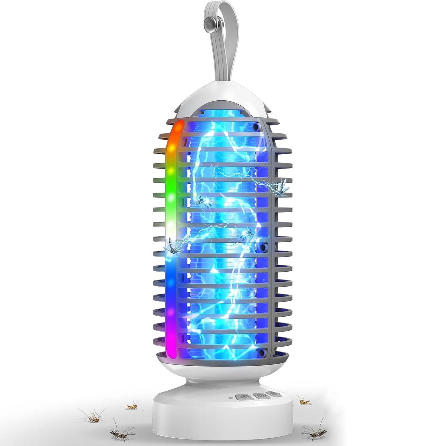 Zapper per insetti senza fili con luce a insegna, uccisore di zanzare per uso interno ed esterno – casa, cucina, patio, campeggio, feste