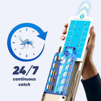 Trappole plug-in per mosche della frutta da utilizzare in casa, zapper elettrico per zanzare e cattura moscerini e tignole, con luce UV notturna da 9 W, confezione da 2