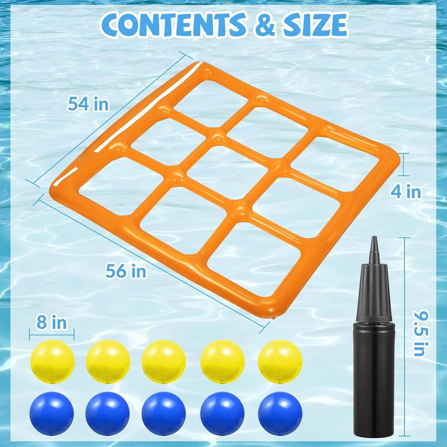 Giochi gonfiabili da piscina per adolescenti e adulti, Tris