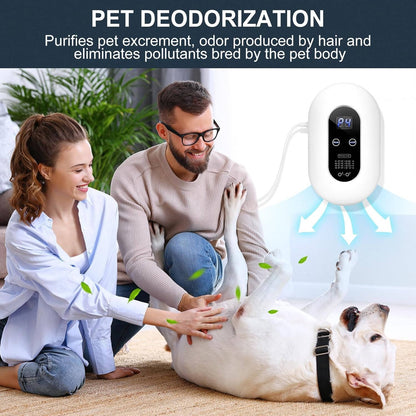 Eliminatore di odori Plug-In per animali domestici, deodorizzante per lettiera di gatto al 99% e rimozione degli odori di feci di cane