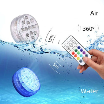 Luci LED subacquee per piscina con telecomando