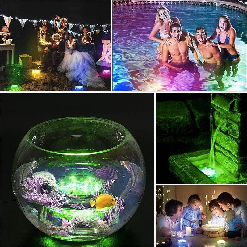 Luci LED subacquee per piscina con telecomando