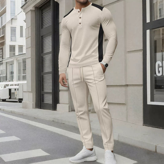 Set Uomo 2 Pezzi | Completo Sportivo-Elegante per Look Moderno