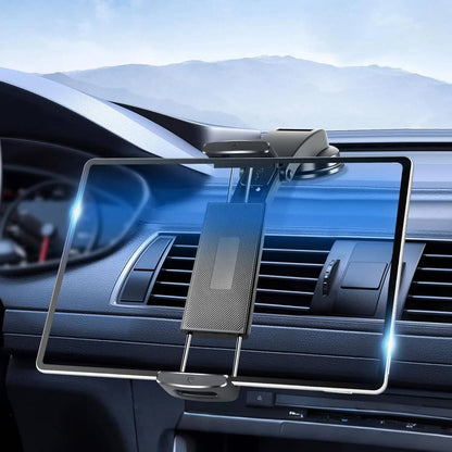 Supporto per tablet sul cruscotto dell'auto, ruotabile a 360°, ventosa