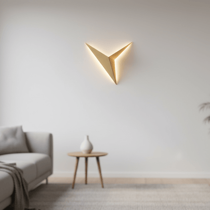 TRIGLOW – Applique da parete LED triangolare, design moderno