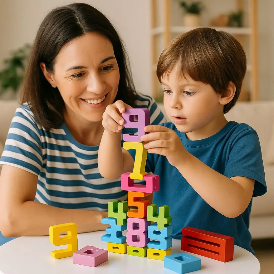Gioco di Costruzione in Legno Montessori – Building Blocks™