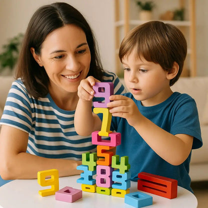Gioco di Costruzione in Legno Montessori – Building Blocks™