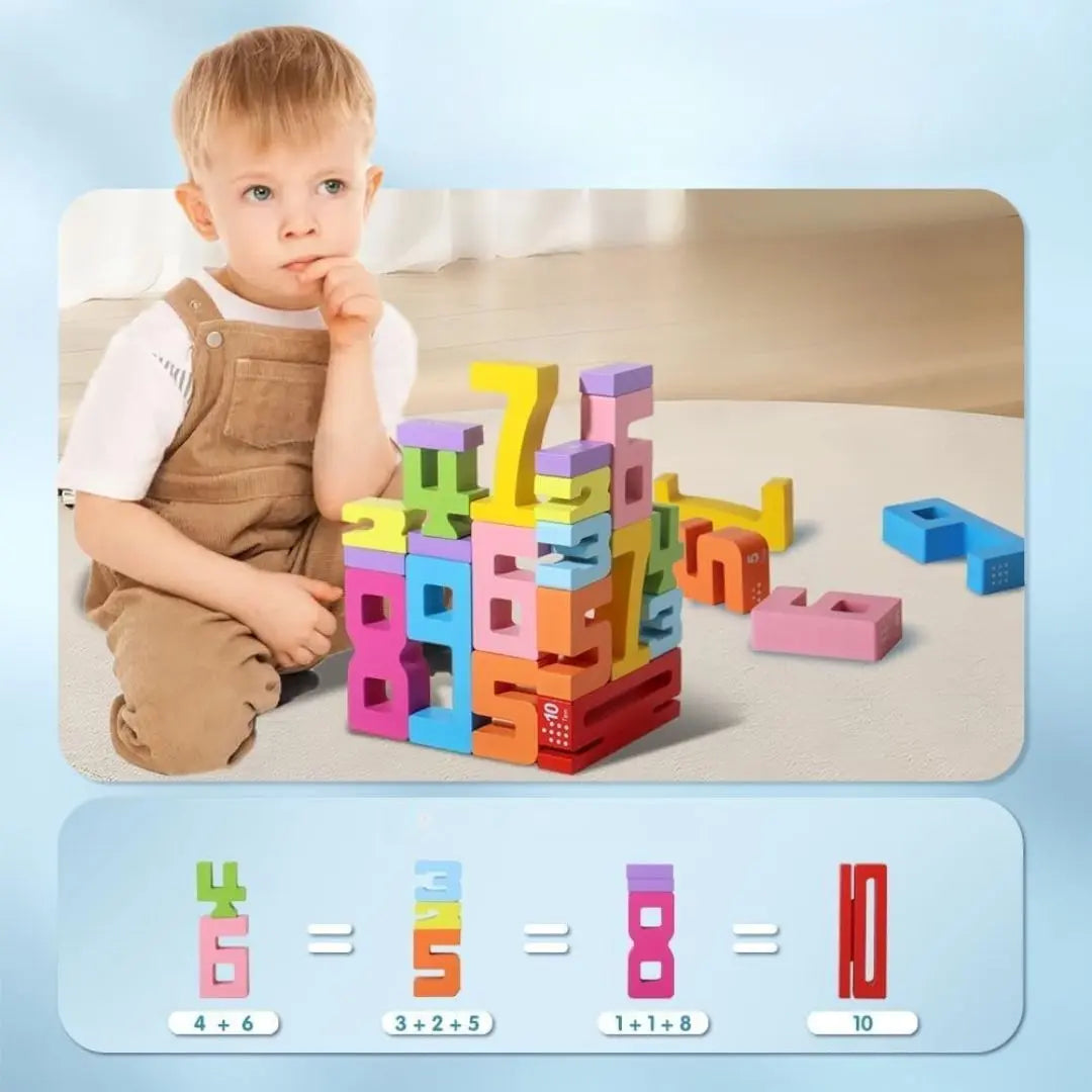 Gioco di Costruzione in Legno Montessori – Building Blocks™