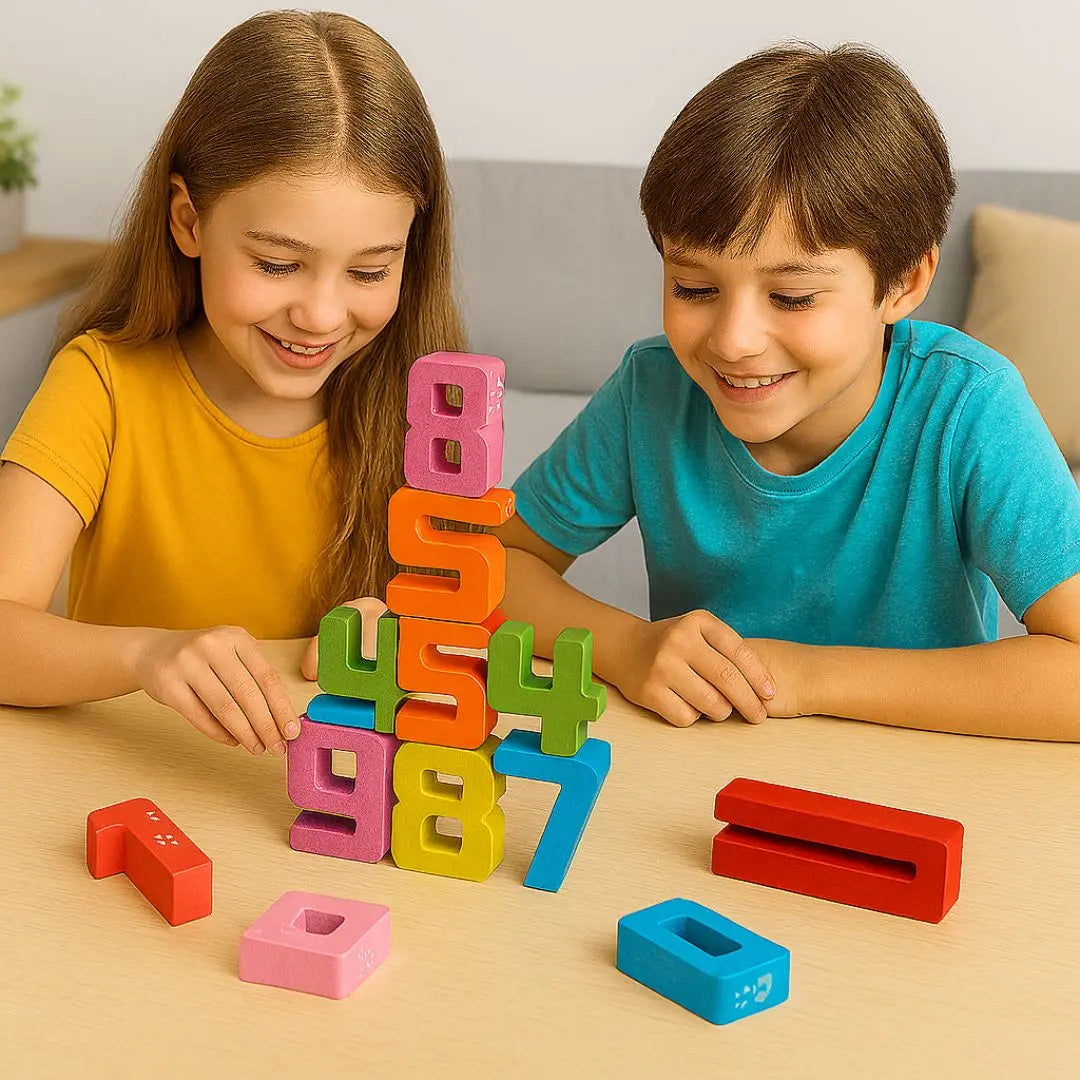 Gioco di Costruzione in Legno Montessori – Building Blocks™