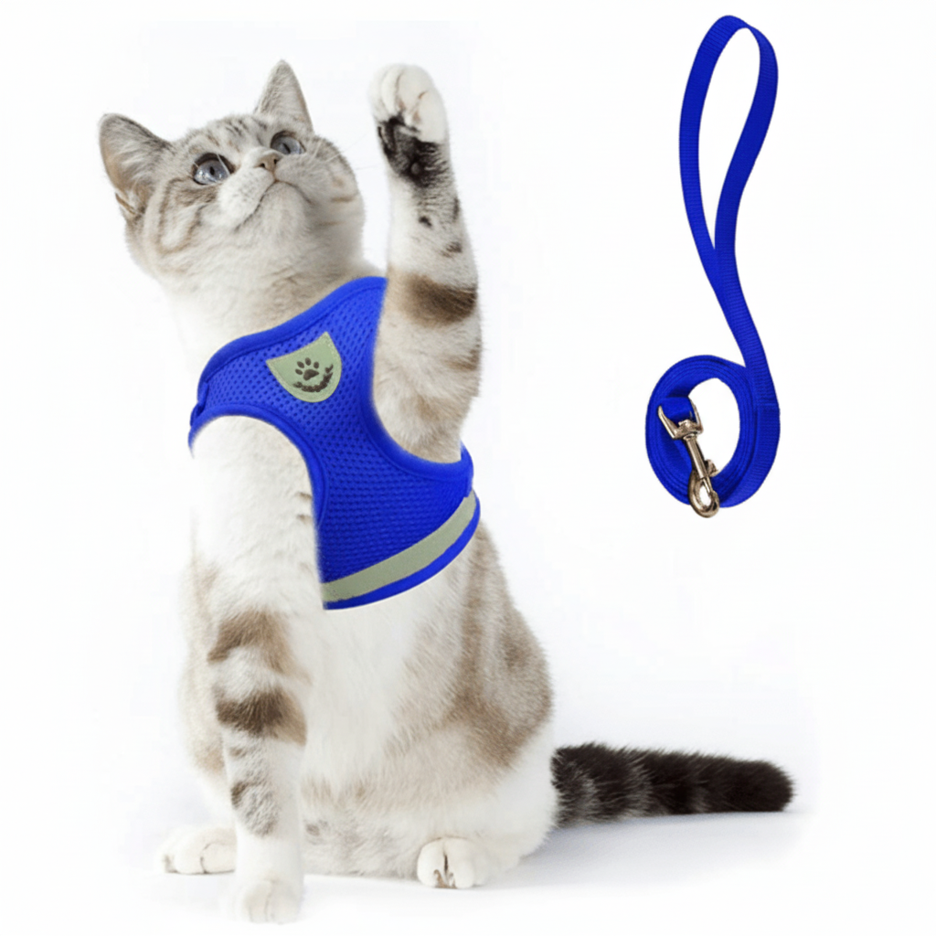 WANDERPAW – Imbracatura per gatto a prova di fuga con dettagli riflettenti