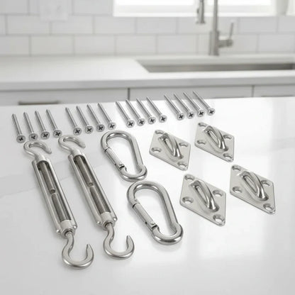 Kit di installazione professionale per tende da sole - set completo per un'installazione sicura e durevole