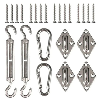 Kit di installazione professionale per tende da sole - set completo per un'installazione sicura e durevole