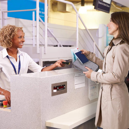 Madalyn | Versatile portafoglio porta passaporto con blocco RFID multiscomparti