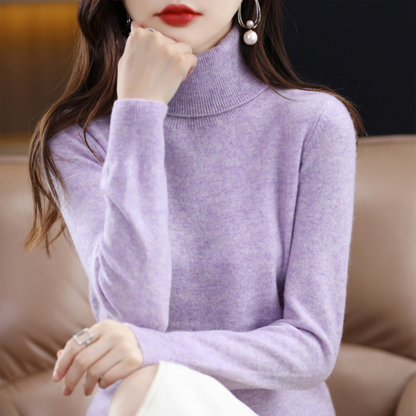 Maglione a Collo Alto da Donna in Cashmere di Lusso – Elena