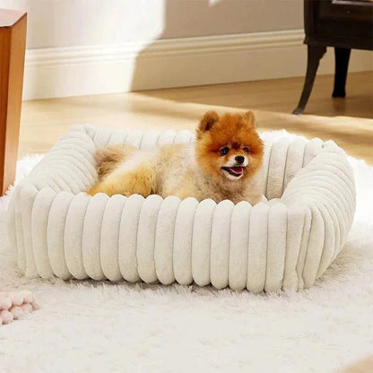 Letto rettangolare in velluto per cani - Rassivo™