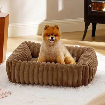 Letto rettangolare in velluto per cani - Rassivo™