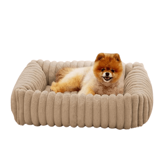 Letto rettangolare in velluto per cani - Rassivo™