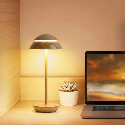 SCANDORA – Lampada da tavolo LED wireless in design nordico con controllo touch