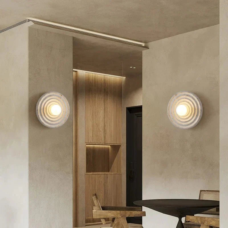 WABIGLOW – Lampada da parete LED in ceramica Wabi-Sabi