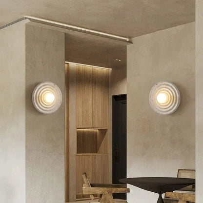 WABIGLOW – Lampada da parete LED in ceramica Wabi-Sabi