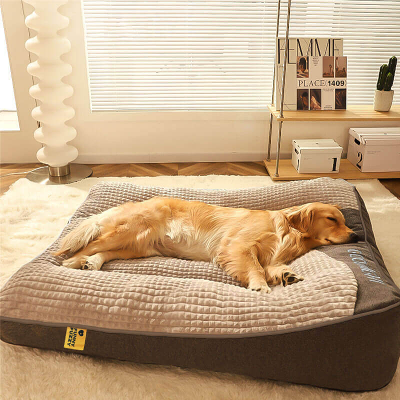 Cuscino ortopedico per cani con supporto per la testa
