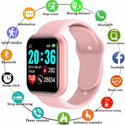 SmartFit Smartwatch con Bluetooth, Fitness Tracker e Monitoraggio del Sonno