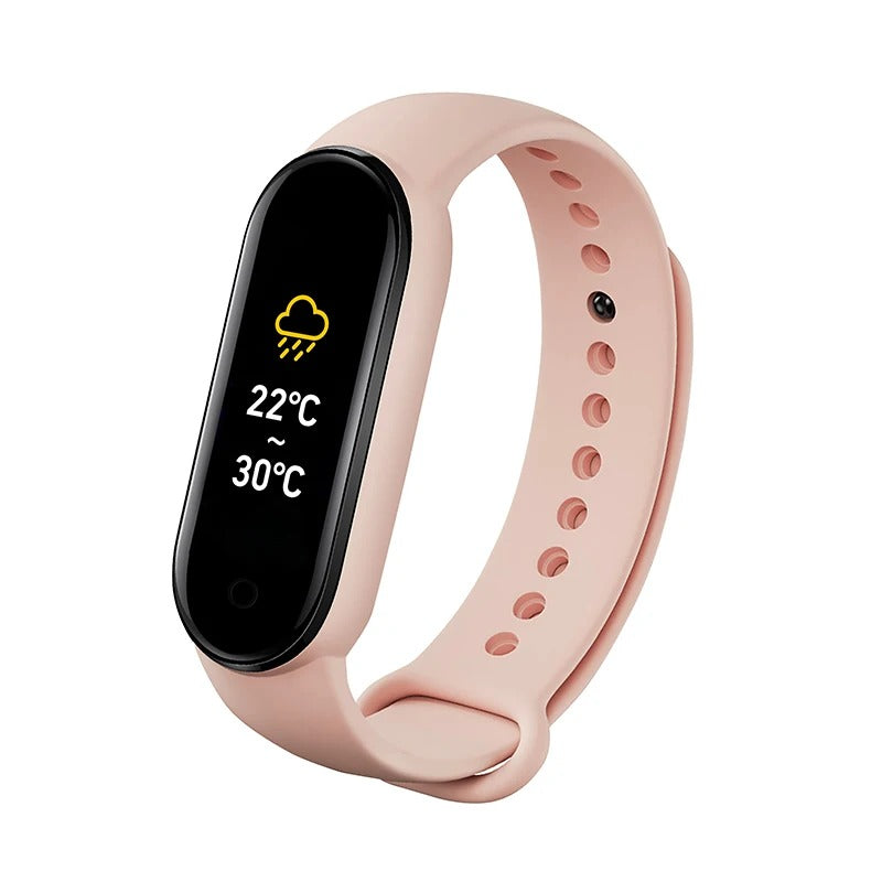 Orologio Smart Fitness Waterproof con Monitor Battito Cardiaco e Pressione