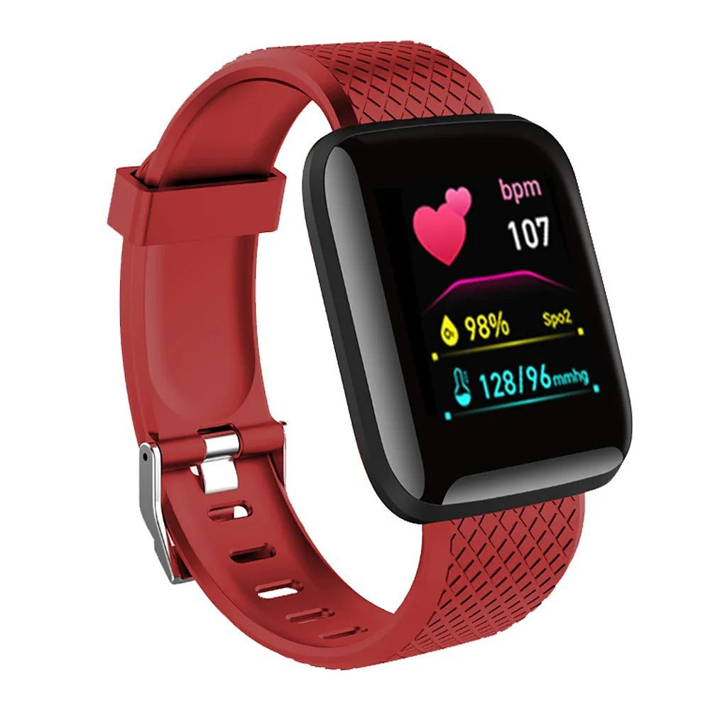 PulsFit Smartwatch Fitness con Bluetooth, Monitoraggio Salute e Design Unisex