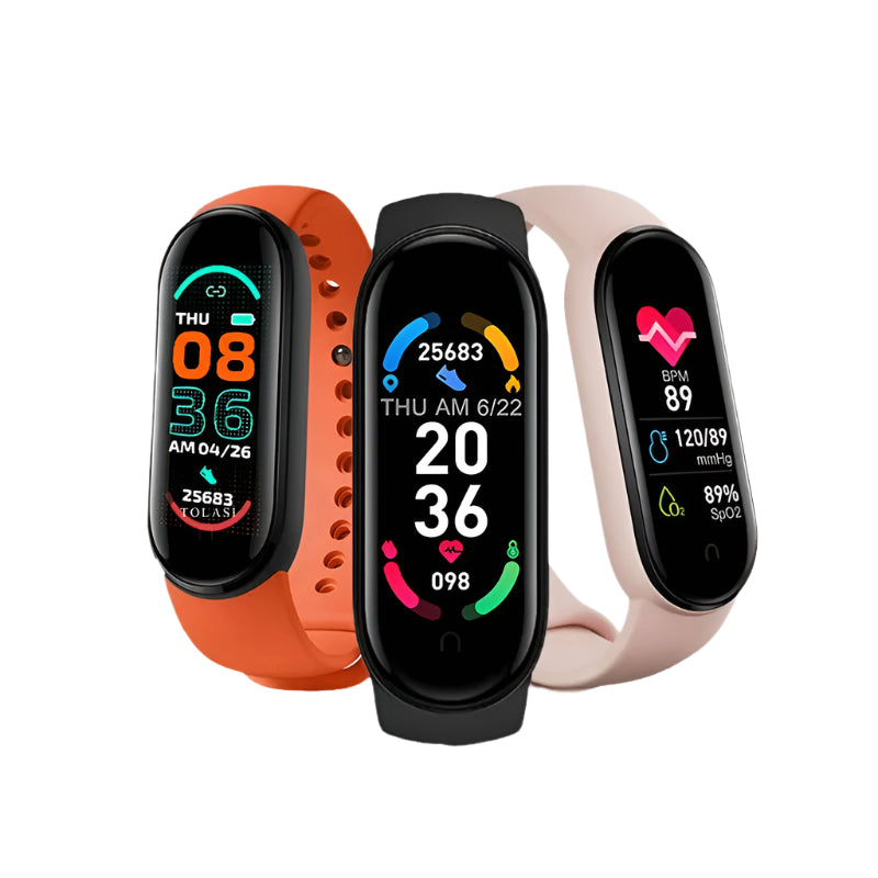Orologio Smart Fitness Waterproof con Monitor Battito Cardiaco e Pressione