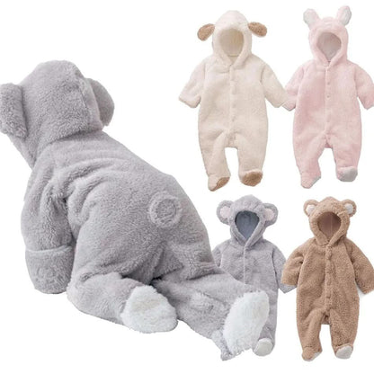 Coccole da neonato - Tutina a tema animale super morbida e calda per neonati