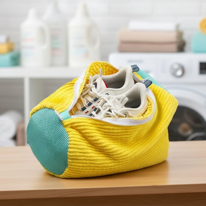 Sacca per scarpe per una pulizia accurata in lavatrice