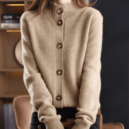 Cardigan Darla in cashmere da donna – Maglione morbido ed elegante con vestibilità confortevole