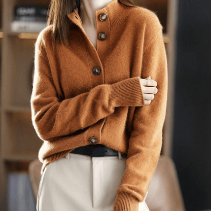Cardigan Darla in cashmere da donna – Maglione morbido ed elegante con vestibilità confortevole