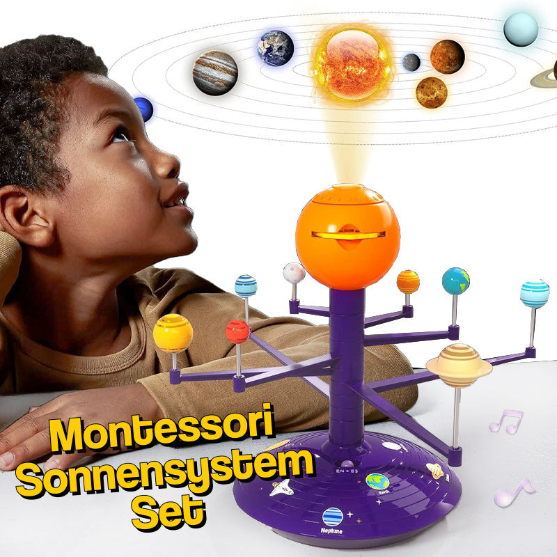 Montessori Sistema Solare – Set Educativo