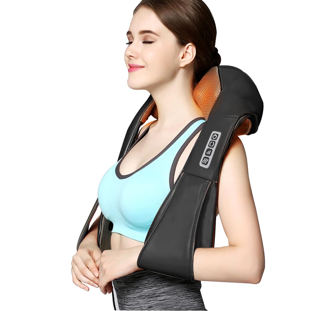 Cuscino Shiatsu V2 con telecomando e cavo di alimentazione