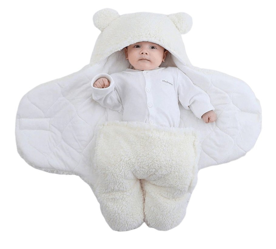 Sacco Nanna Neonato Rassivo™ - Coperta in Pile Orsetto Invernale