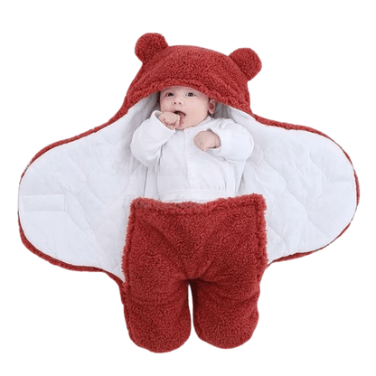 Sacco Nanna Neonato Rassivo™ - Coperta in Pile Orsetto Invernale