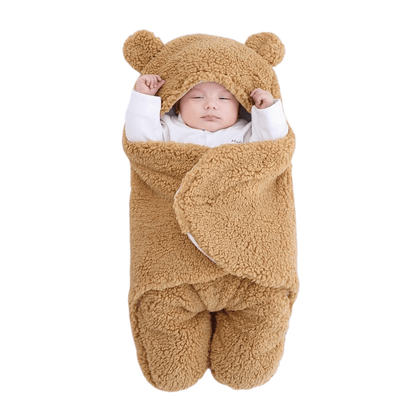 Sacco Nanna Neonato Rassivo™ - Coperta in Pile Orsetto Invernale