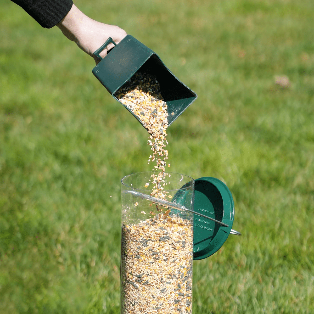 WILDFEED – Alimentatore per uccelli all'aperto con sistema multi-porta e funzione di protezione