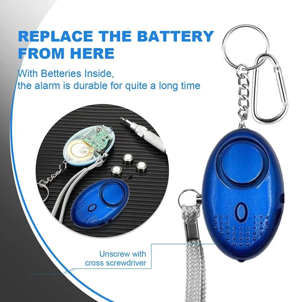 Rassivo | Allarme di sicurezza personale con luce LED (130 dB) - SafeSound