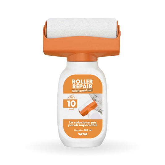 Rullo Magico Ripara Pareti 2 in 1 – Copertura Immediata di Graffi & Macchie con Vernice Integrata
