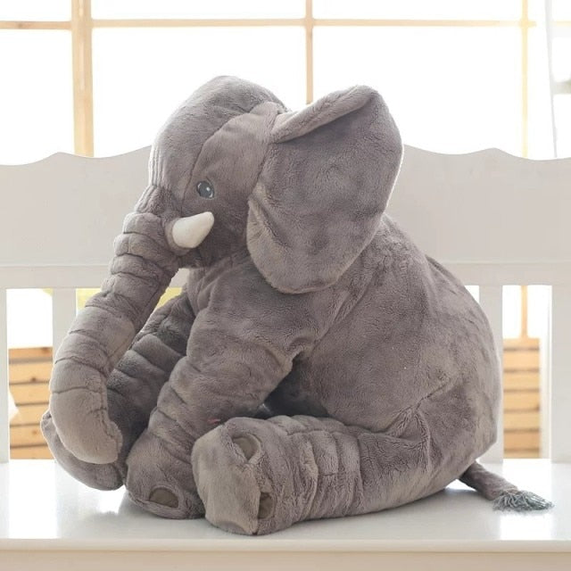 Cuscino Coccola Elefante Morbido | Leggero e Perfetto per il Sonno e il Gioco di Bambini e Neonati